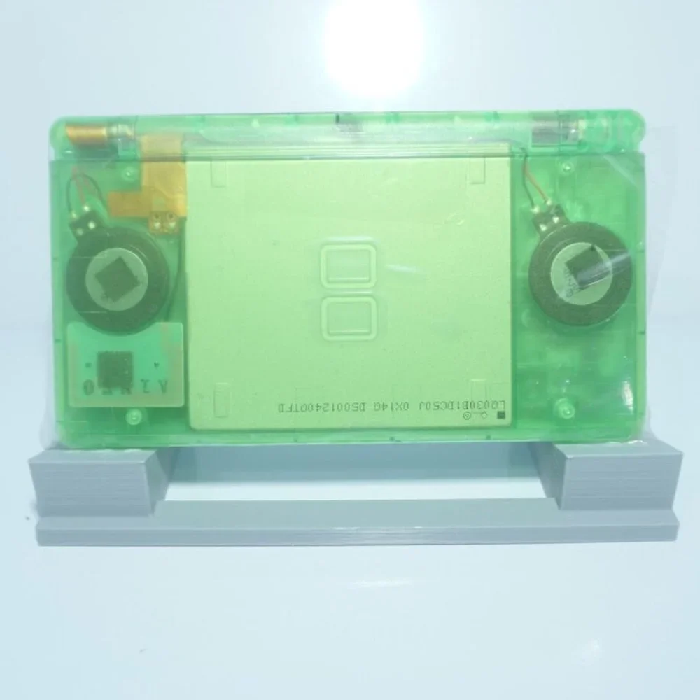 Nintendo DS Lite Transparent Clear Kiwi Green Handheld System with Charger
